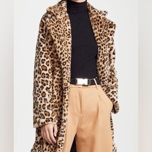 I.AM.GIA Stefani Leopard Coat (S)